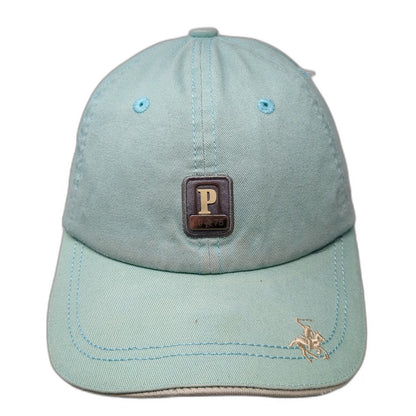 Polo Academy Baseball Cap Blue OSFM Slideback Embroidered Cotton Patch Logo Hat