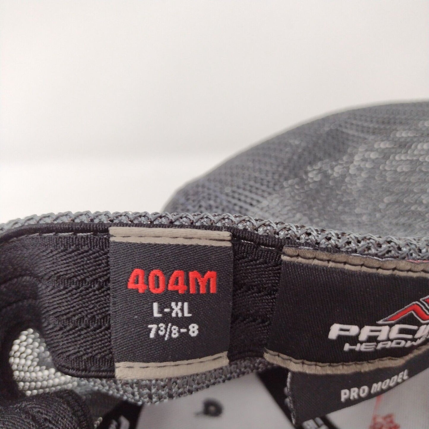 N Boise Fitted Mesh Back Trucker Hat Gray 7 3/8-8 Pacific Headwear