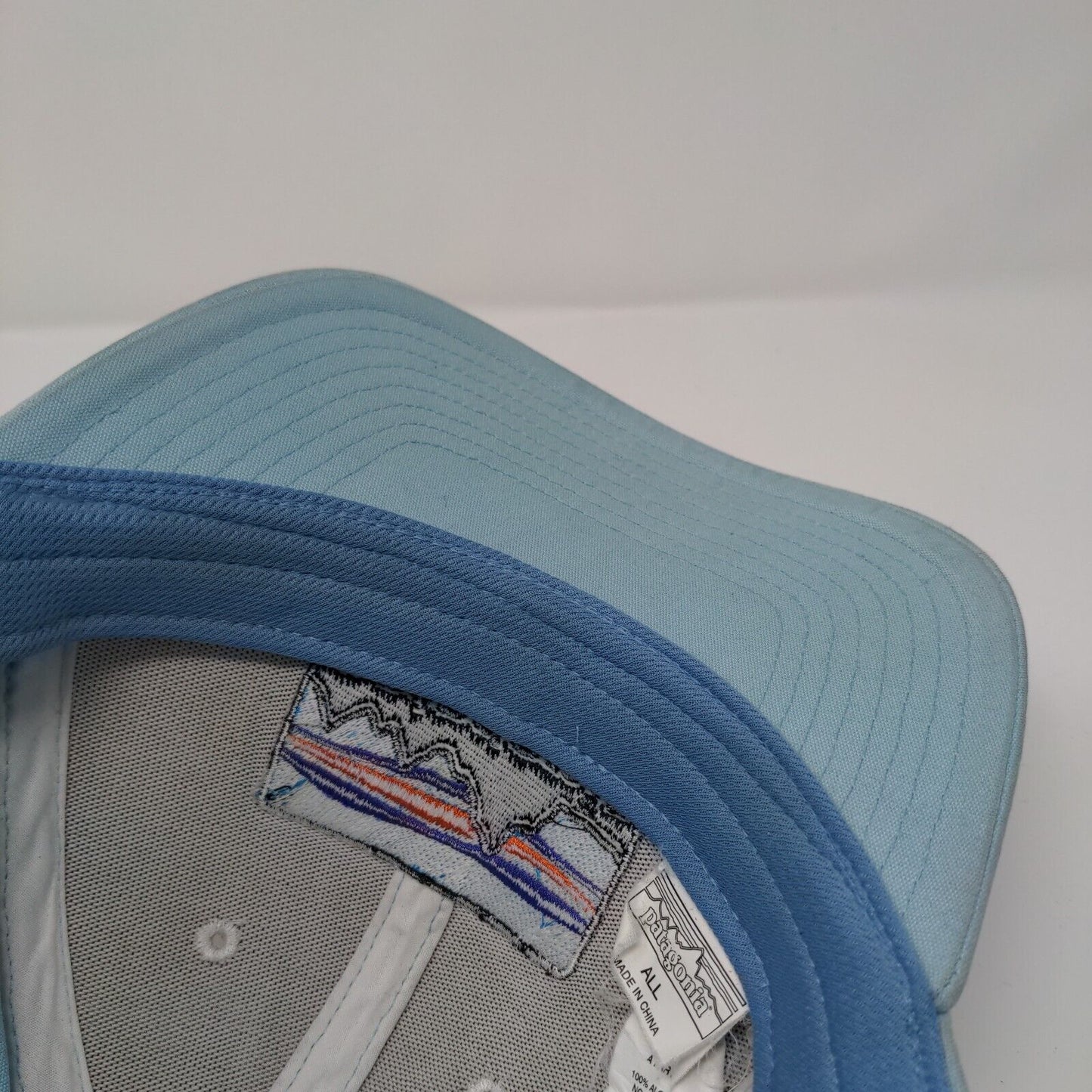 Patagonia Snapback Hat Blue OSFA Adjustable Embroidered 6 Panel Organic Cotton