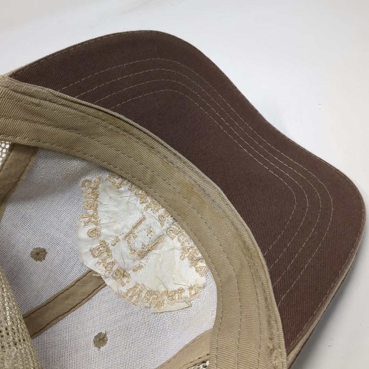 Cobra Baseball Cap Brown One Size Mesh Back Shooting Society Snake River Hat
