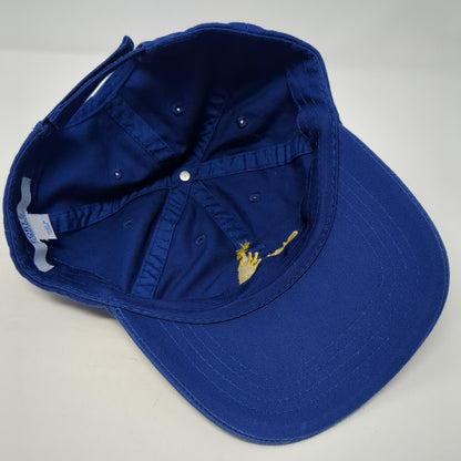 Star Outreach Strapback Hat Blue One Size Adjustable Embroidered Port & Company