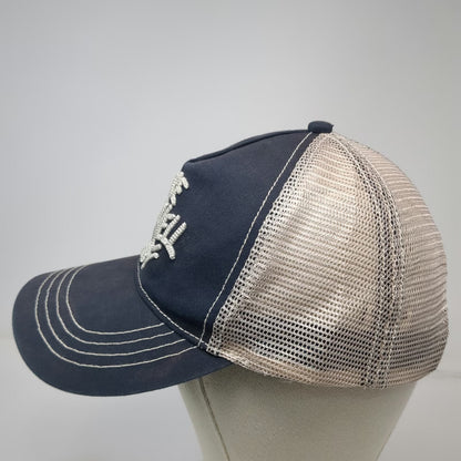 Idyllwind Trucker Hat Blue One Size Raise Hell Baby Mesh Back Snapback Cotton