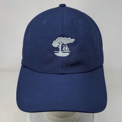 Imperial Coolcore Strapback Hat Blue OSFA Embroidered Tree 6 Panel