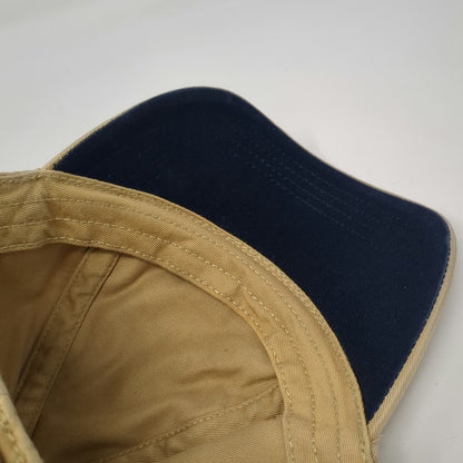 Nautica Baseball Cap Beige One Size Slideback Embroidered Cotton Logo Hat