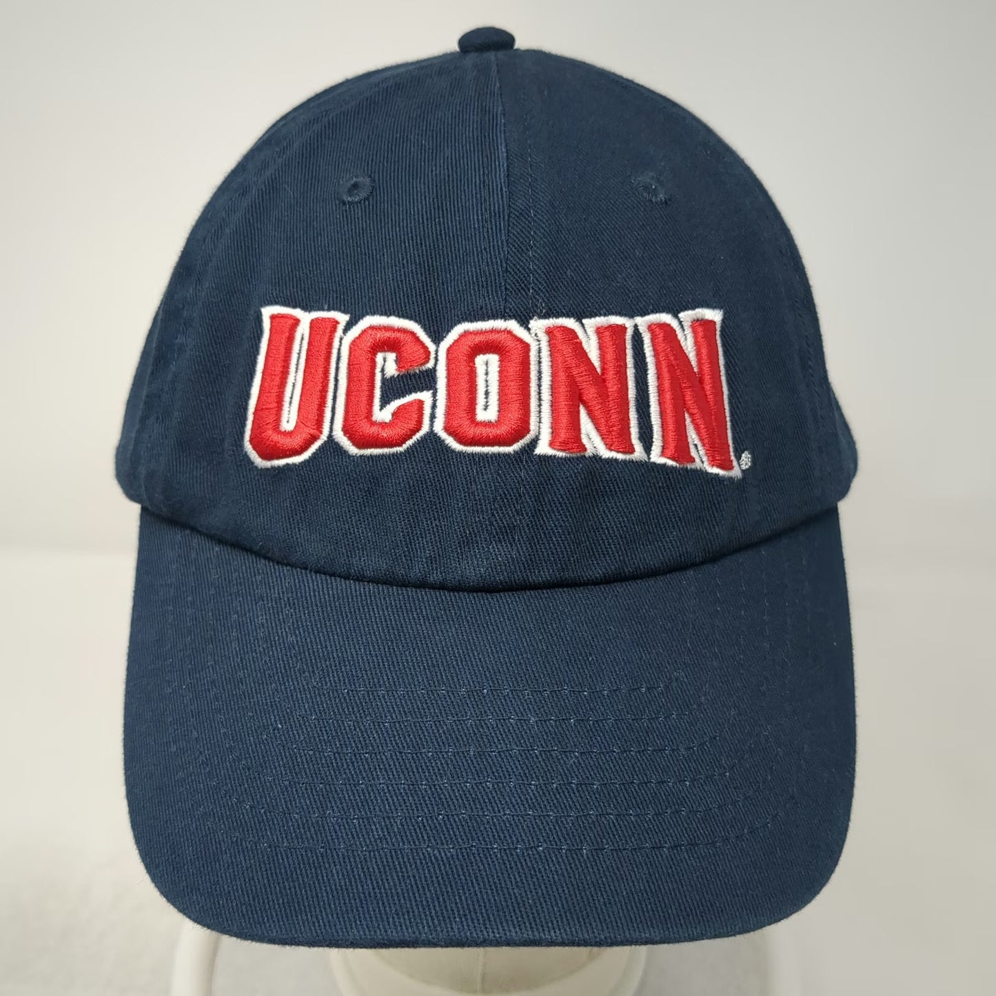 UConn Huskies NCAA Blue One Size Cap Adjustable Slideback Strap Embroidered Hat