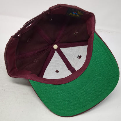 Universal Snapback Red OS Hat Spike Invitational 88 Green Underbrim Vintage
