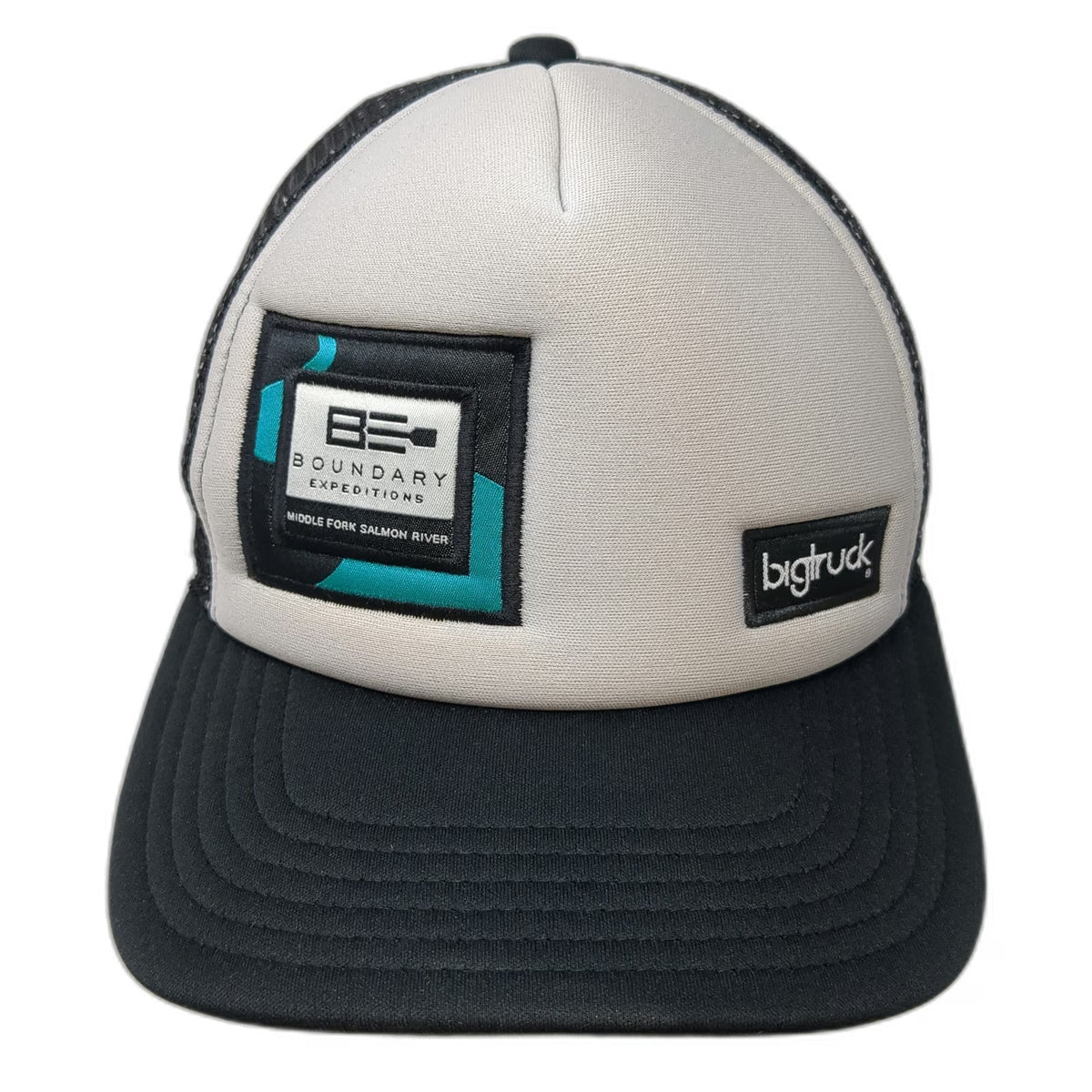 bigtruck Black Trucker Hat One Size Boundary Expeditions Salmon River Mesh