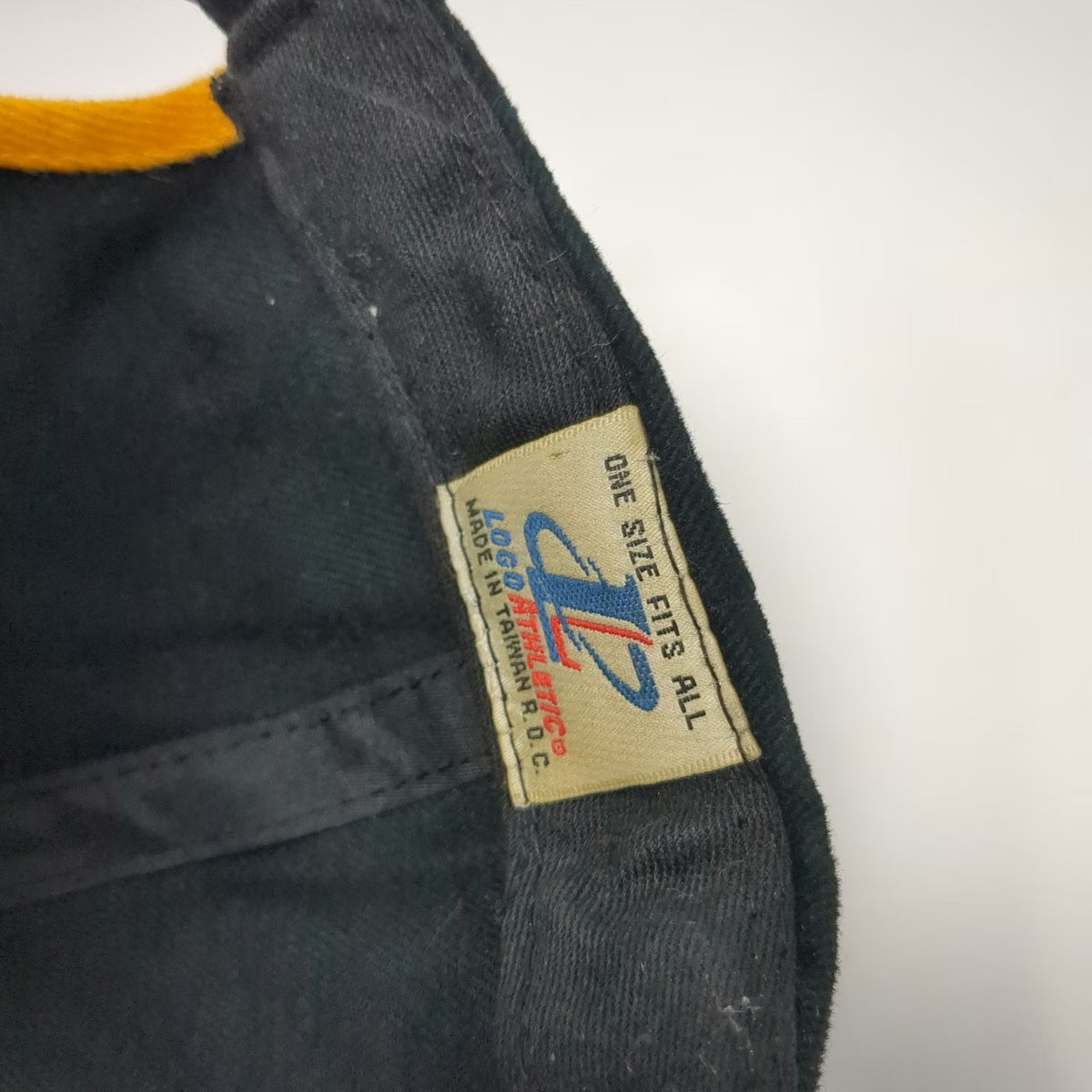 Logo Athletic Pittsburgh Steelers NFL Hat Black One Size Cap Slideback Pro Line