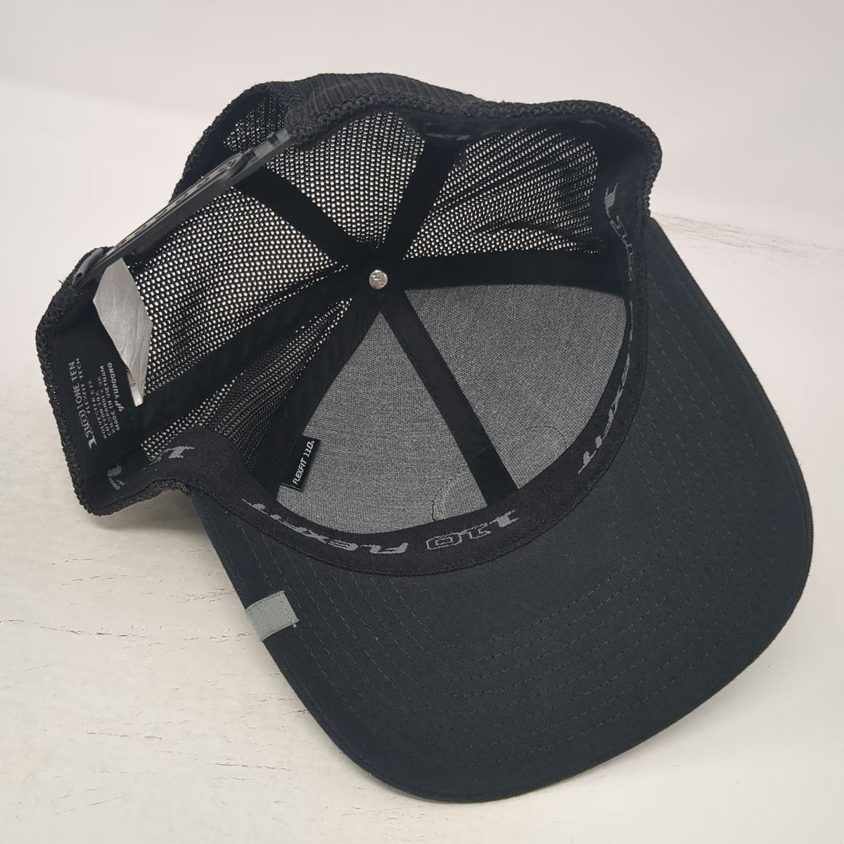 Travis Mathew Trucker Hat Black One Size River Club Mesh Snapback Golf 110 Patch
