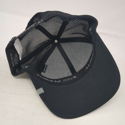 Travis Mathew Trucker Hat Black One Size River Club Mesh Snapback Golf 110 Patch