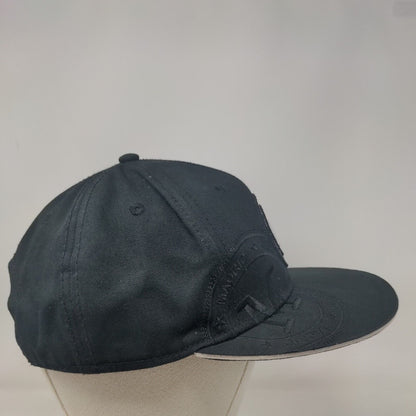 Robin Ruth Men's Snapback Hat black Embroidered Madrid Logo 100% Cotton