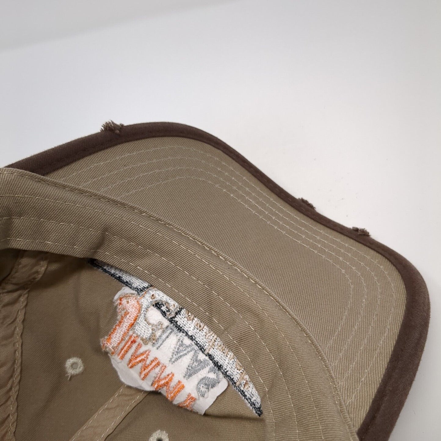 Jimmy Claas Construction Slideback Hat Tan One Size Adjustable 6 Panel