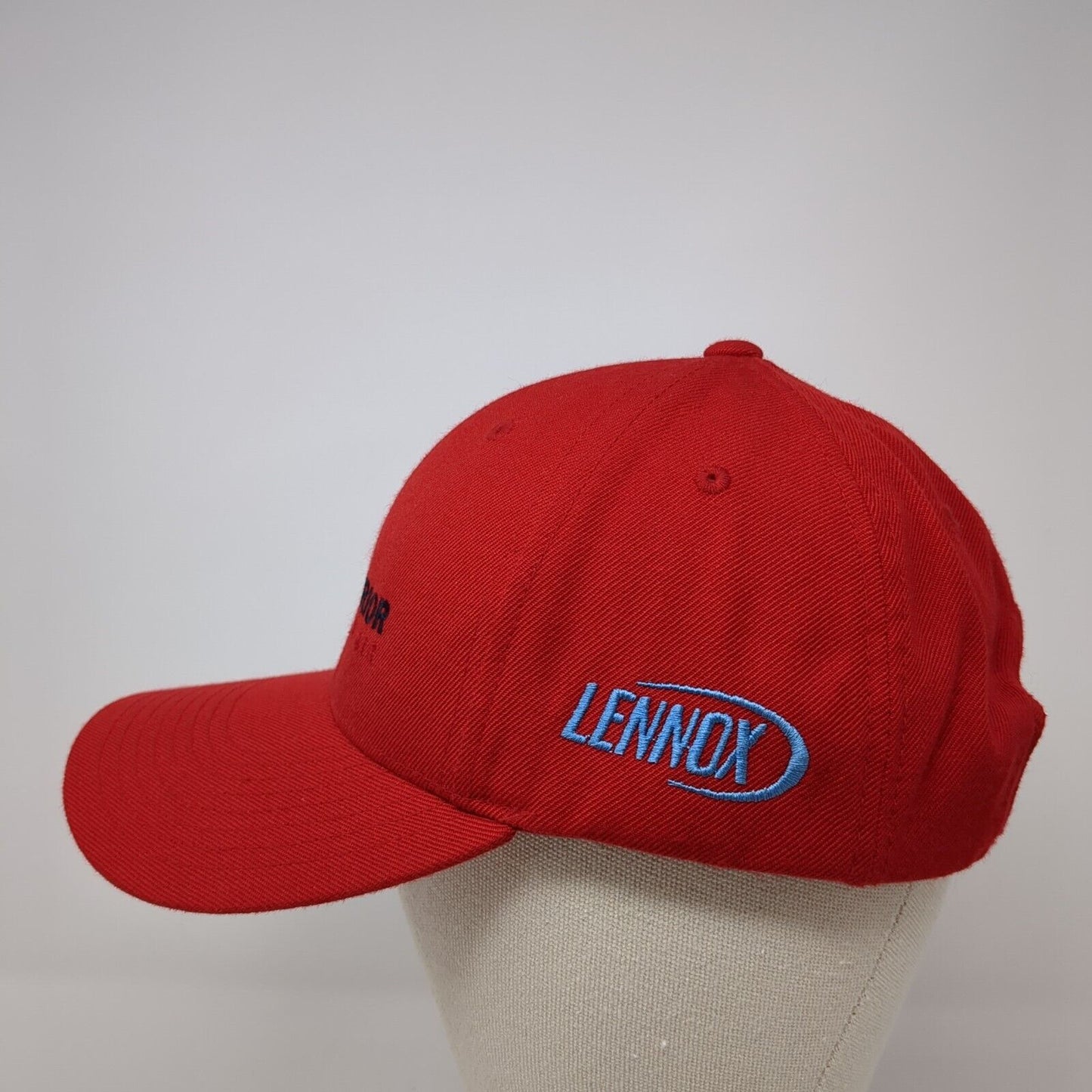 Superior Water & Air Snapback Hat Red One Size Lennox Yupoong 6 Panel