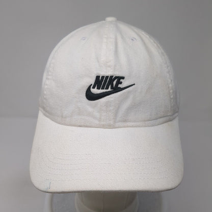 Nike Slideback Baseball Cap White One Size Adjustable Embroidered Heritage86