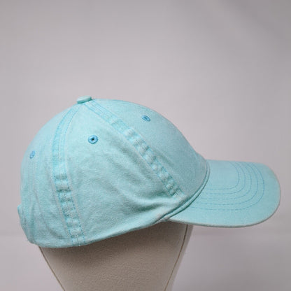 Unbranded Strapback Hat Spearmint Blue One Size Adjustable Solid Blank