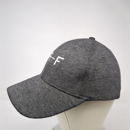 R+F Strapback Hat Gray One Size Adjustable Embroidered Cap America
