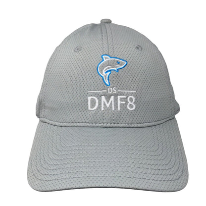 The Game Slideback Hat Gray OSFM Embroidered DS DMF8 Shark Logo Nylon Blend