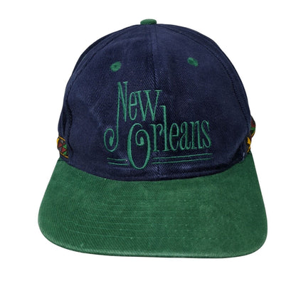 New Orleans Toggle Back Hat Multicolor OSFA Adjustable Embroidered