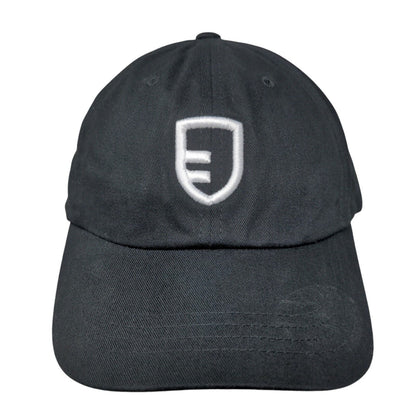 The Classics Yupoong Slideback Hat Black One Size Adjustable Embroidered 6 Panel