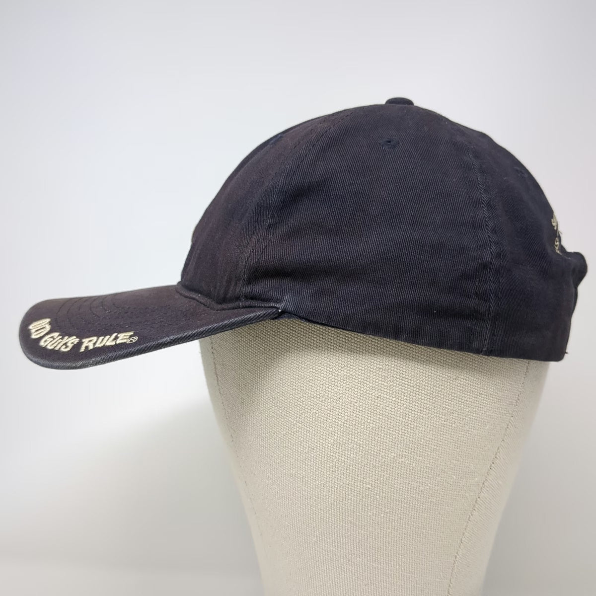 Old Guys Rule Baseball Cap Blue One Size BBQ Grill Smokin Hot Strapback Hat