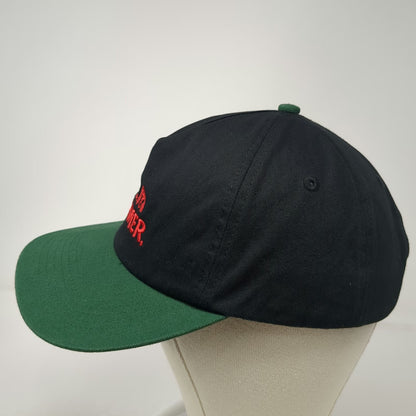 Former Baseball Cap Black Green One Size Graphic Embroidered Slideback Hat