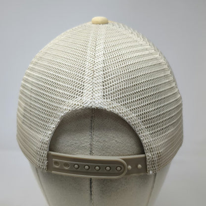 Grater Things Trucker Hat Beige One Size Rhode Island Snapback Mesh Back Hat