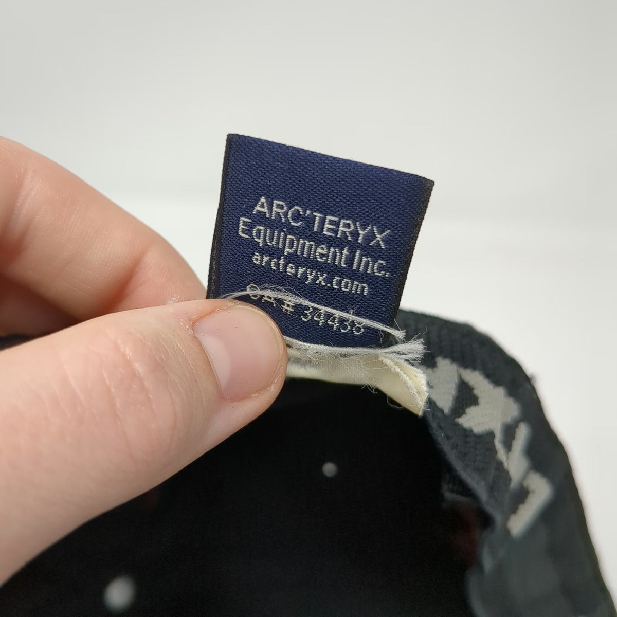 Arc'teryx Baseball Cap Black XL Flexfit Jackson Hole 50th Anniversary Hat