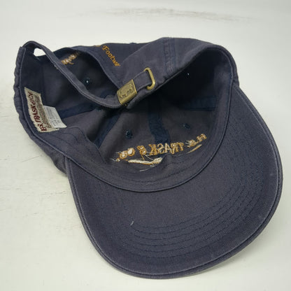 H.S. Trask & Co Baseball Cap Blue One Size Floatplane Bison Footwear Cotton Hat