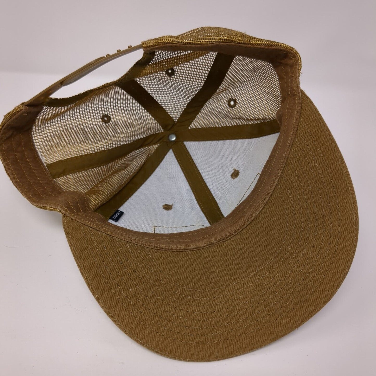 Wild Ride Brew Redmond Oregon Snapback Trucker Hat Brown OS Adjustable Mesh Back