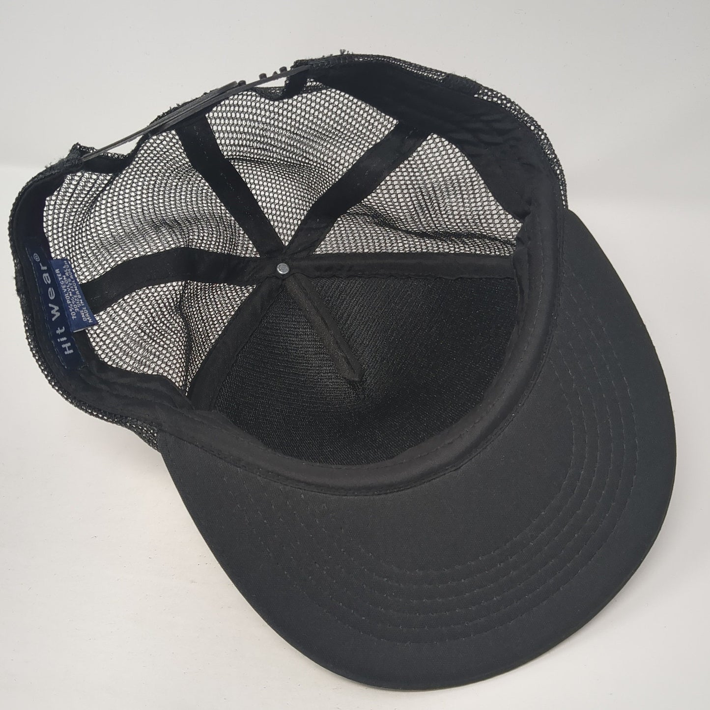 Blood Drop Logo Snapback Mesh Back Trucker Hat Black One Size Hit Wear