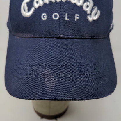 Callaway Golf Men's Slideback Hat Blue Adjustable Embroidered Spell Out Logo