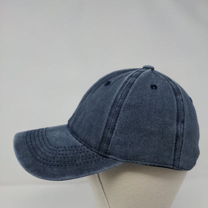 Unbranded Slideback Hat Blue OSFA Adjustable Blank 6 Panel Solid