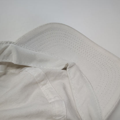 Unbranded Cadet Army Cap White One Size Stretch Lightweight Paisley Print