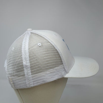 Big Trucker Hat White One Size The Mighty 7 Few Embroidered Snapback Mesh back