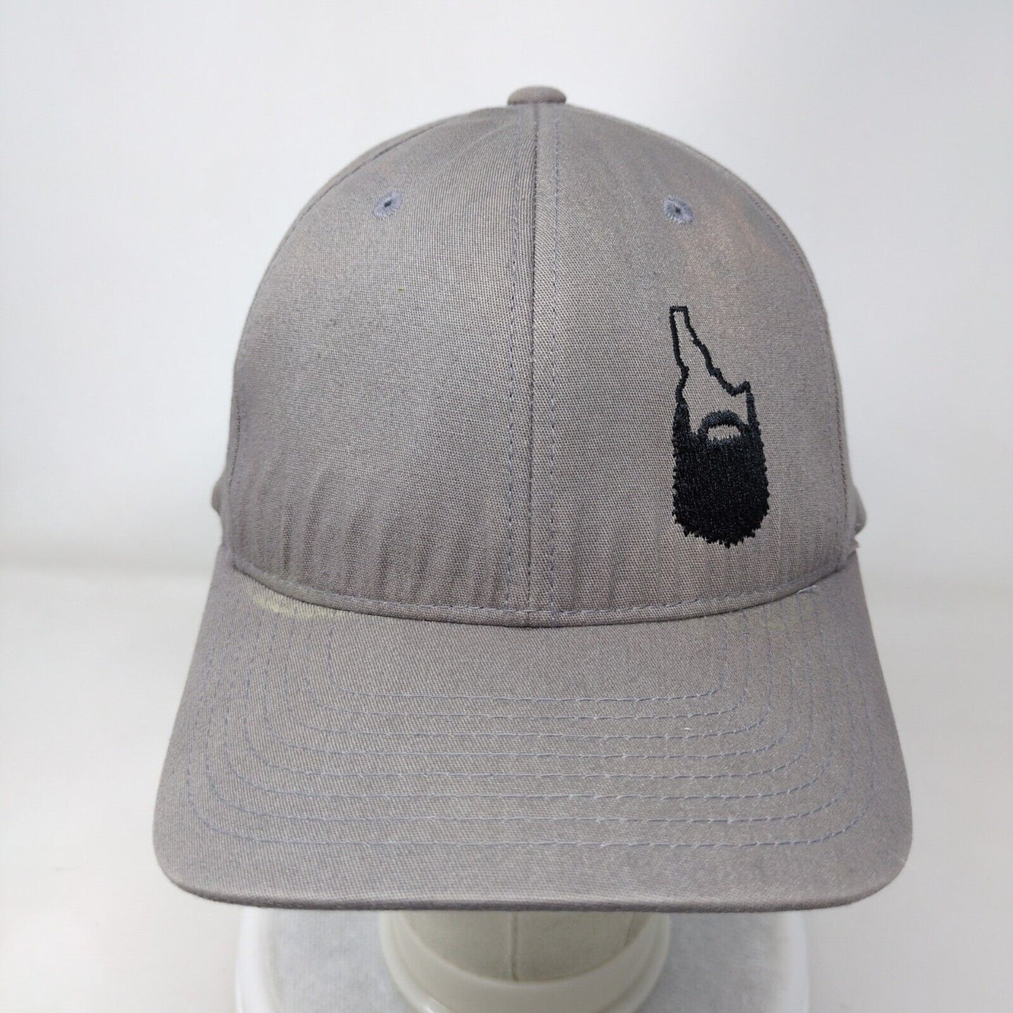 Idaho Beard Fitted Hat Gray L/XL Embroidered Flexfit Yupoong 6 Panel