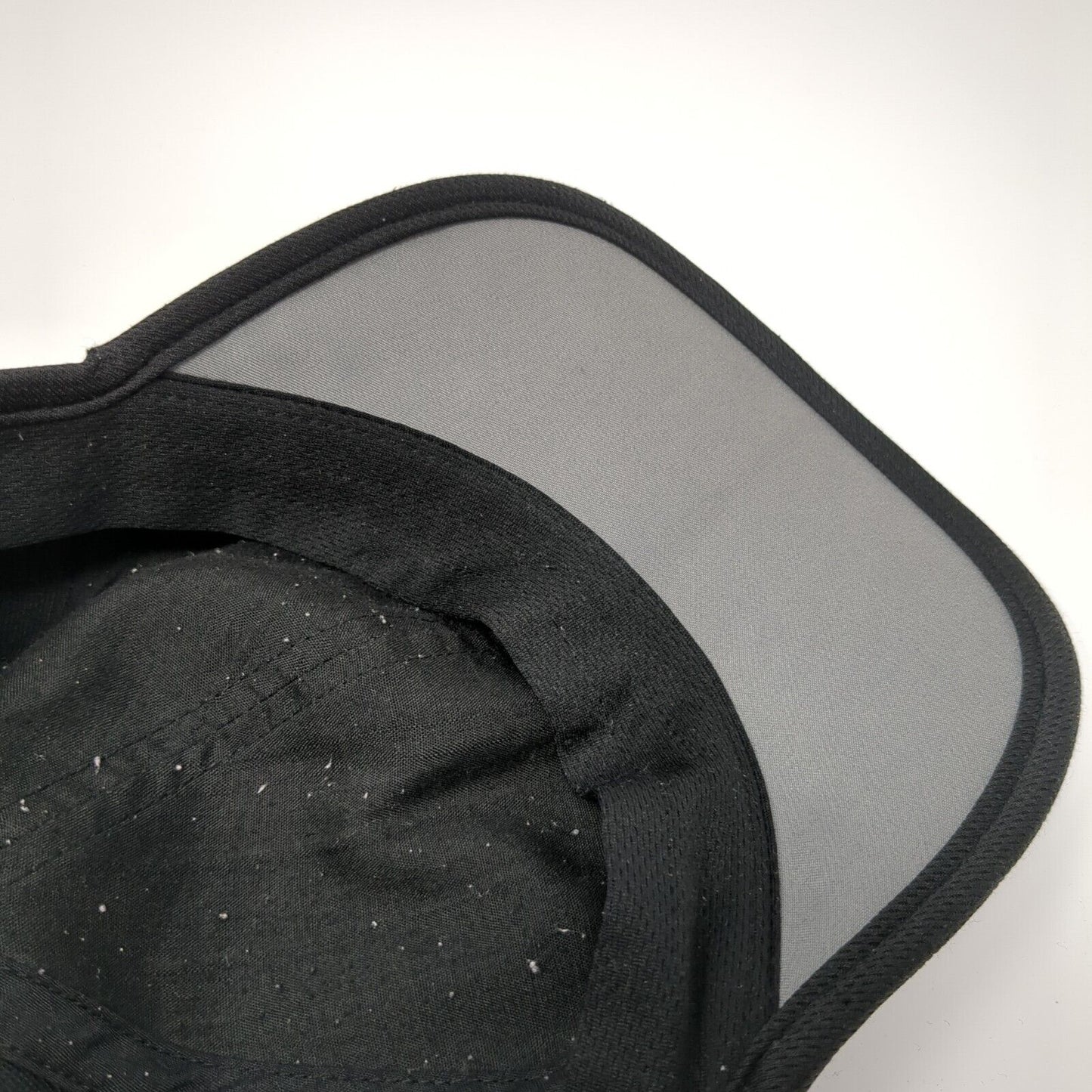 Adidas Strapback Hat Black One Size Adjustable Embroidered Breathable Mesh