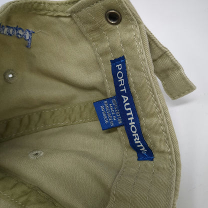 Port Authority Baseball Cap Beige OSFM Slideback Moss Greenhouses Employee Hat