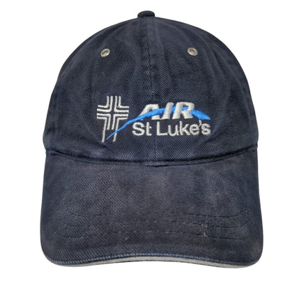 Air St. Luke's Slideback Hat Blue OSFA Adjustable Embroidered Fahrenheit