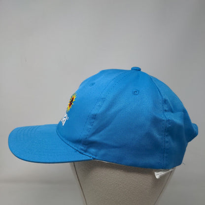 Wawa Strapback Hat Blue OSFM Adjustable Embroidered Vented Holes Polyester