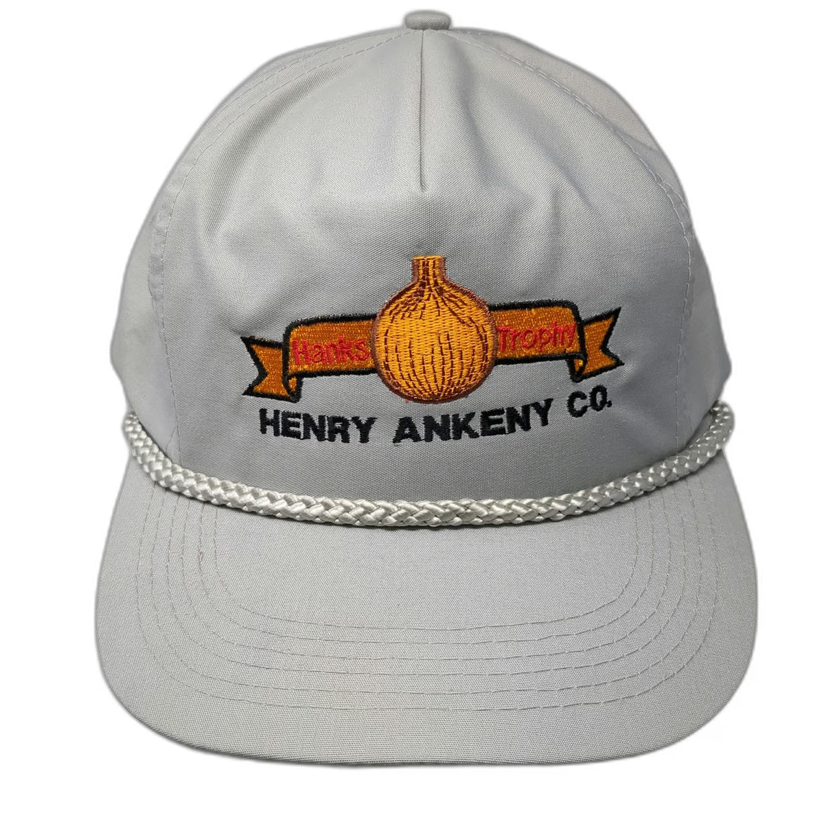 Mountaintop Marketing Trucker Gray Hat Henry Ankeny Co Strapback Rope Vintage