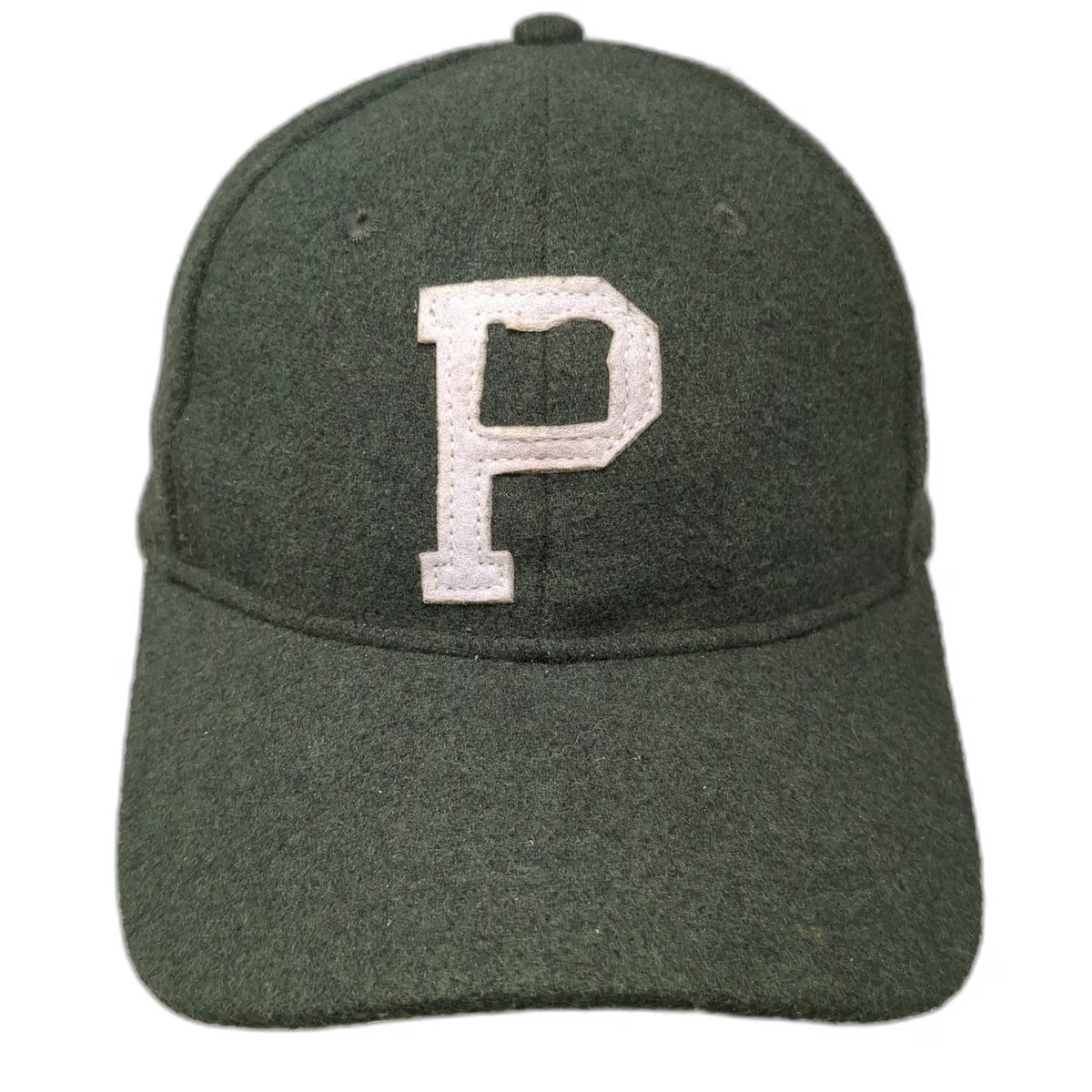 Portland Gear Baseball Cap Green One Size P Oregon Logo Leather Slideback Hat