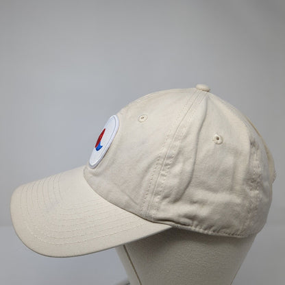 Rose Logo Patch Slideback Hat Tan One Size Adjustable True 6 Panel