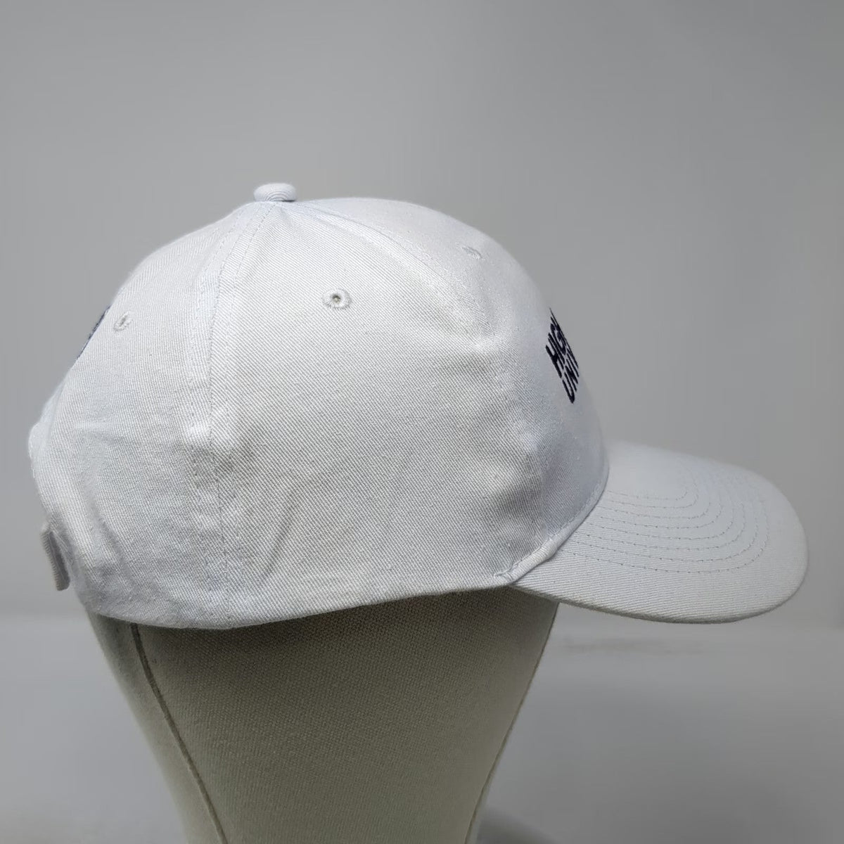 High Point University Baseball Cap White Purple One Size Embroidered Panther hat