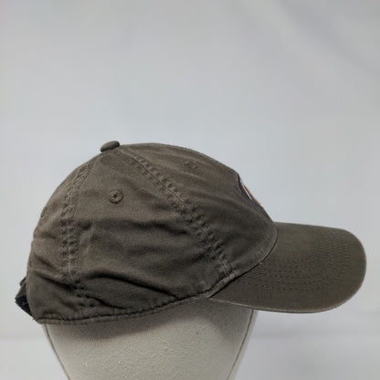 Life Is Good Football Strapback Hat Brown 2-4T Adjustable Embroidered