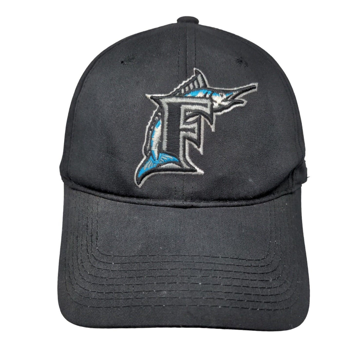 Florida Marlins Strapback Hat Black OSFM Embroidered Logo MLB OC Sports
