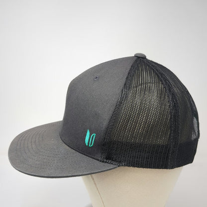 Linksoul Trucker Hat Gray One Size Mesh Back Snapback Golf Adjustable Cap