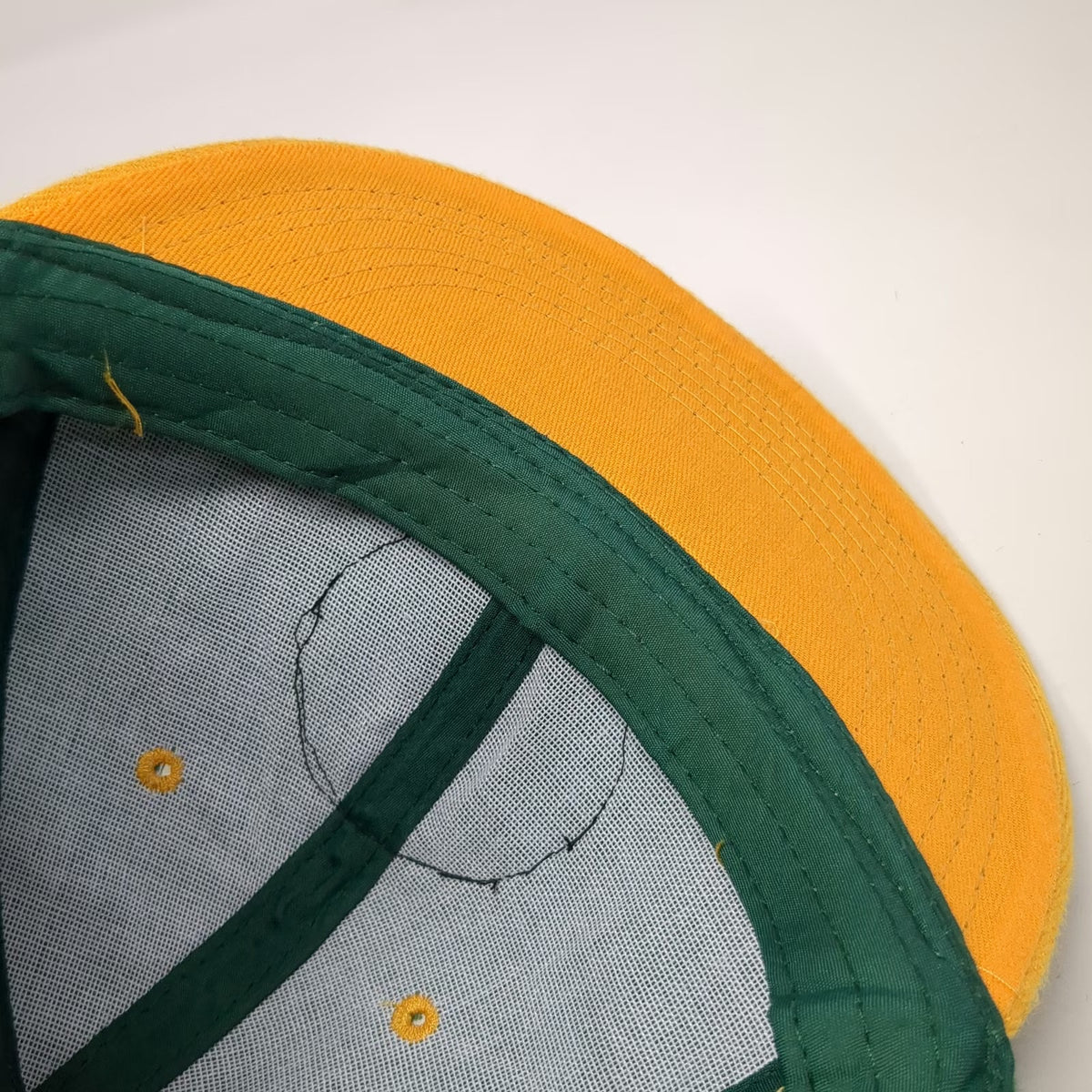 New Century Snapback Green Yellow One Size Hat Bridge and Tunnel Brewery Patch