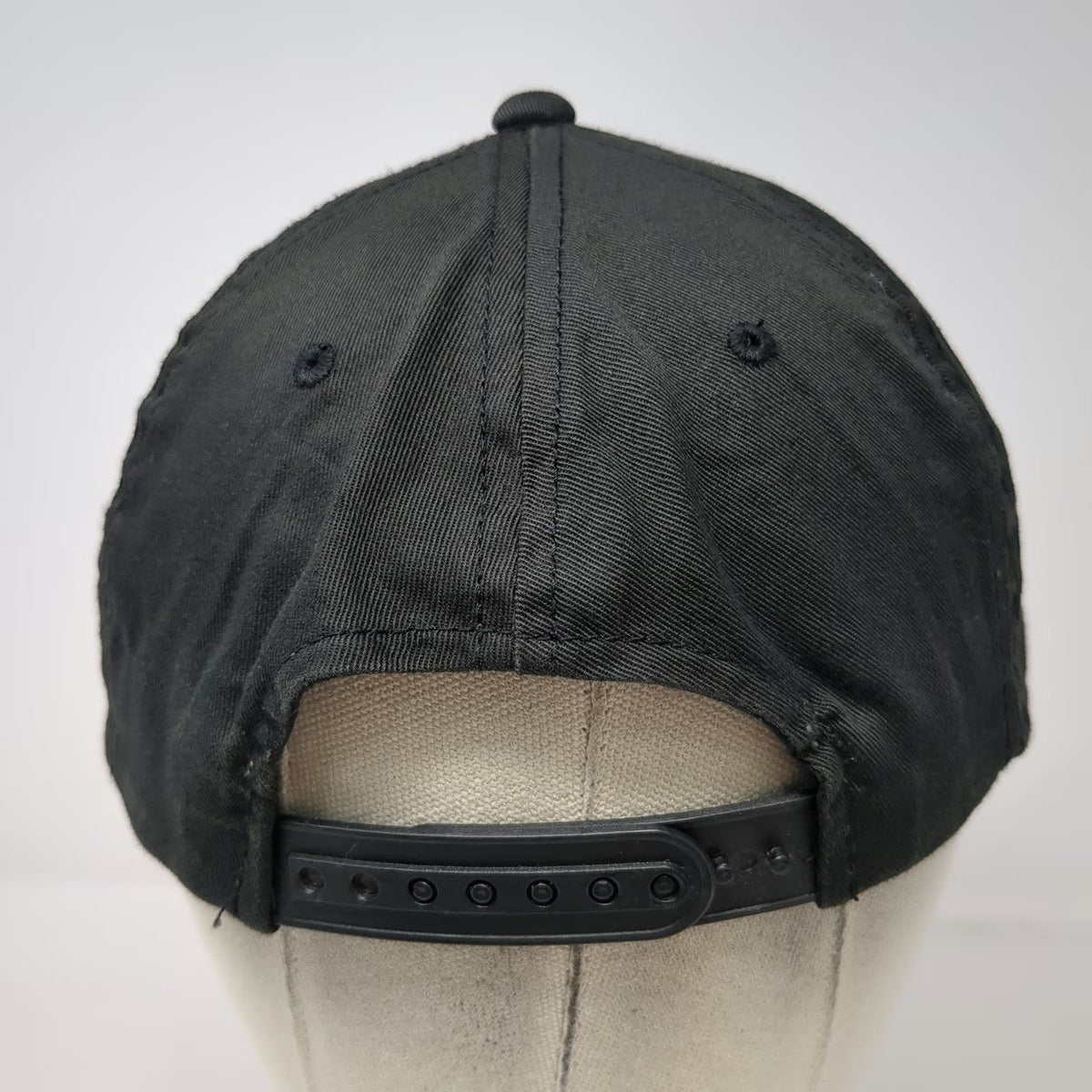 Otto Black 5 Panel One Size Snapback Hat Mercury Wire Graphic Print Logo Cap