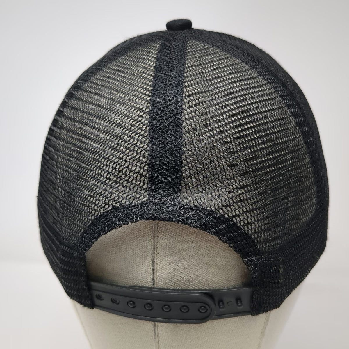 Trucker Hat Black One Size Telluride Torque Track Mesh Snapback Curved Brim