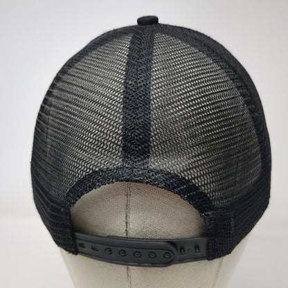 Trucker Hat Black One Size Telluride Torque Track Mesh Snapback Curved Brim